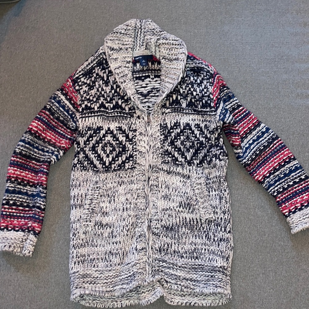 Gap kids sweater jacket 6/7